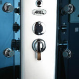 Mesa 9090K Steam Shower 36"L x 36"W x 87"H - Blue Glass - BathVault