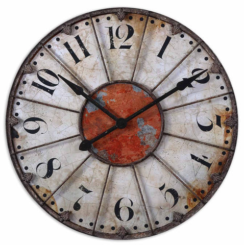 Uttermost Ellsworth 29" Wall Clock 06664 - BathVault