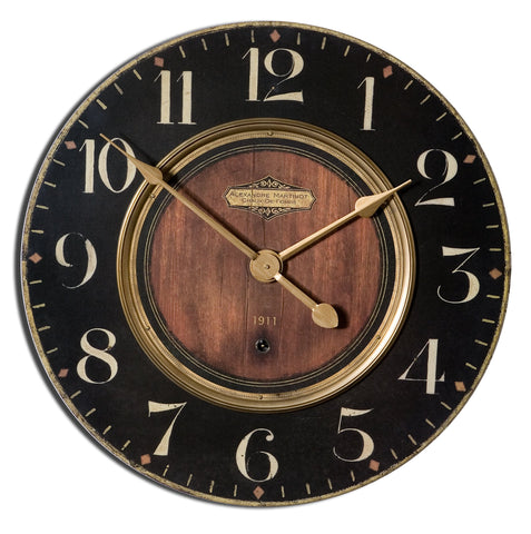 Uttermost Alexandre Martinot 30" Clock 06027 - BathVault