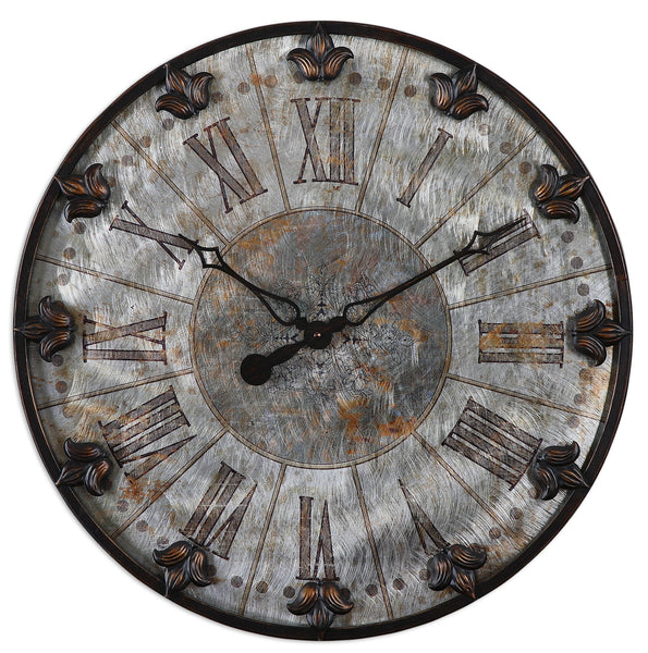 Uttermost Artemis Antique Wall Clock 06643 - BathVault