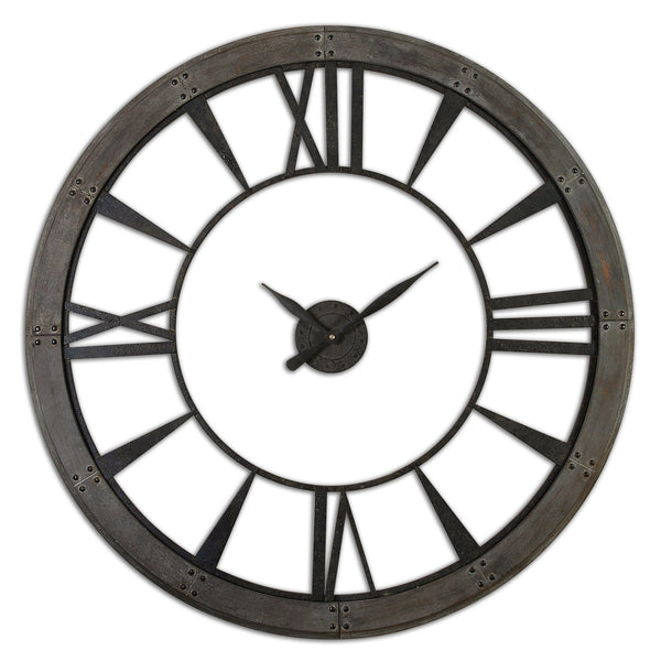 Uttermost Ronan Wall Clock, Large 06084 - BathVault