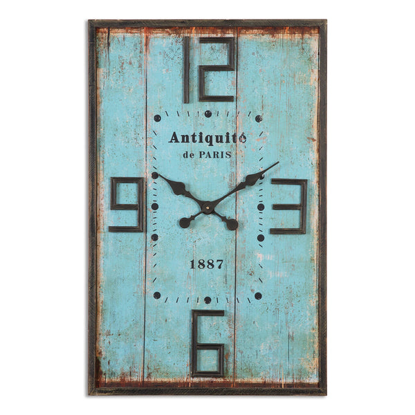 Uttermost Antiquite Distressed Wall Clock 06425 - BathVault