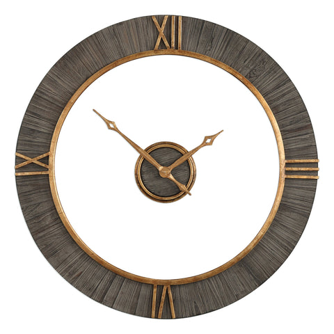 Uttermost Alphonzo Modern Wall Clock 06097 - BathVault