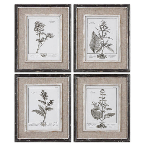 Uttermost Casual Grey Study Framed Art Set/4 32510 - BathVault