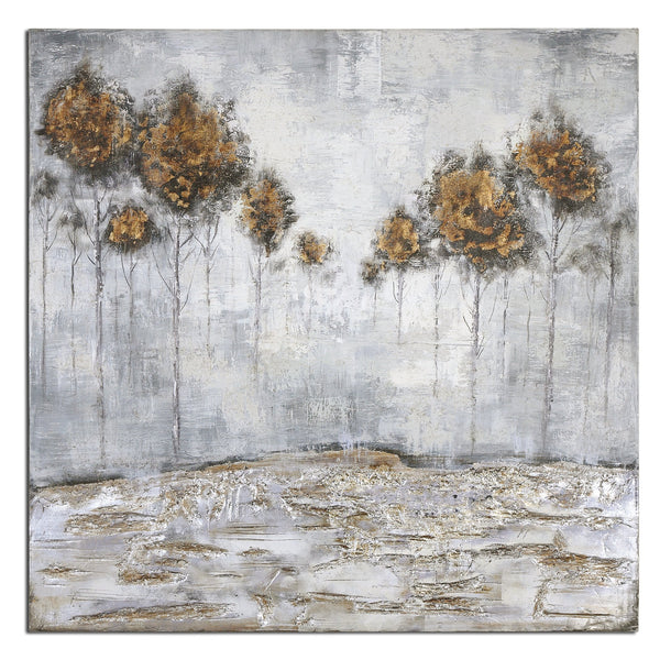 Uttermost Iced Trees Abstract Art 31304 - BathVault