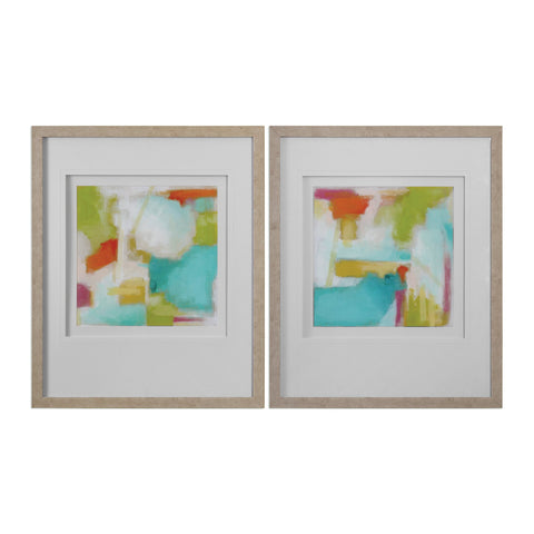 Uttermost Color Space Watercolor Prints S/2 33647 - BathVault