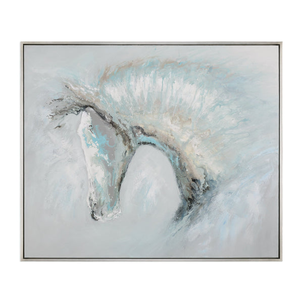 Uttermost Ice Illusion Horse Art 38203 - BathVault