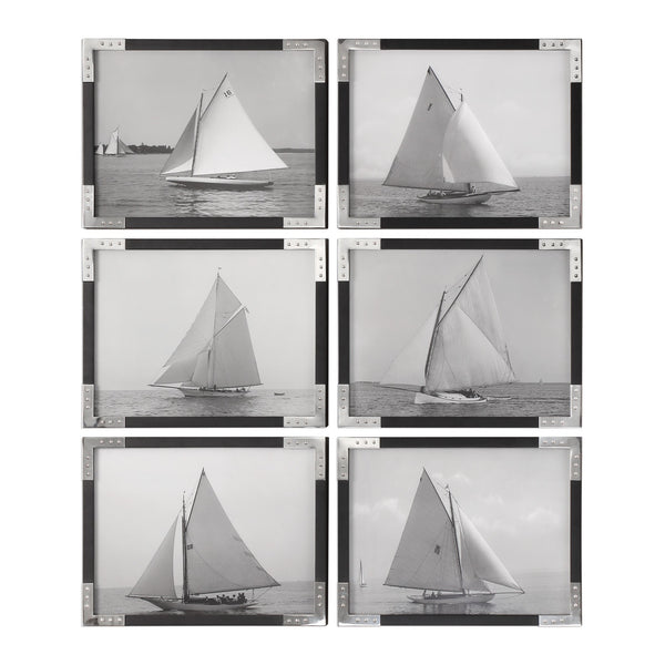 Uttermost Sailboats Prints S/6 41580 - BathVault