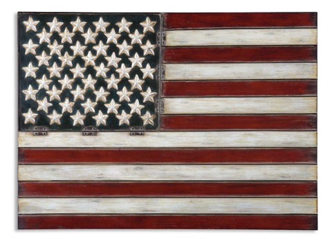 Uttermost American Flag Metal Wall Art 13480 - BathVault