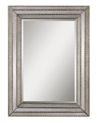 Uttermost Seymour Antique Silver Mirror 14465 - BathVault