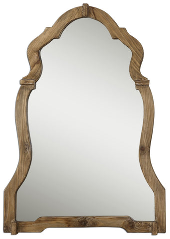 Uttermost Agustin Light Walnut Mirror 07632 - BathVault