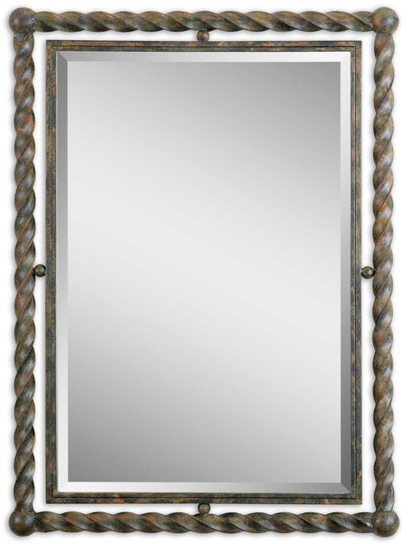 Uttermost Garrick Wrought Iron Mirror 01106 - BathVault
