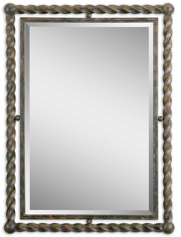 Uttermost Garrick Wrought Iron Mirror 01106 - BathVault