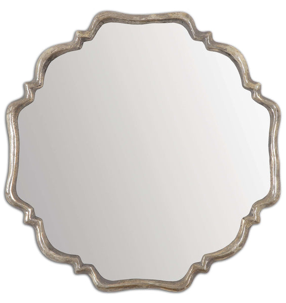 Uttermost Valentia Silver Mirror 12849 - BathVault