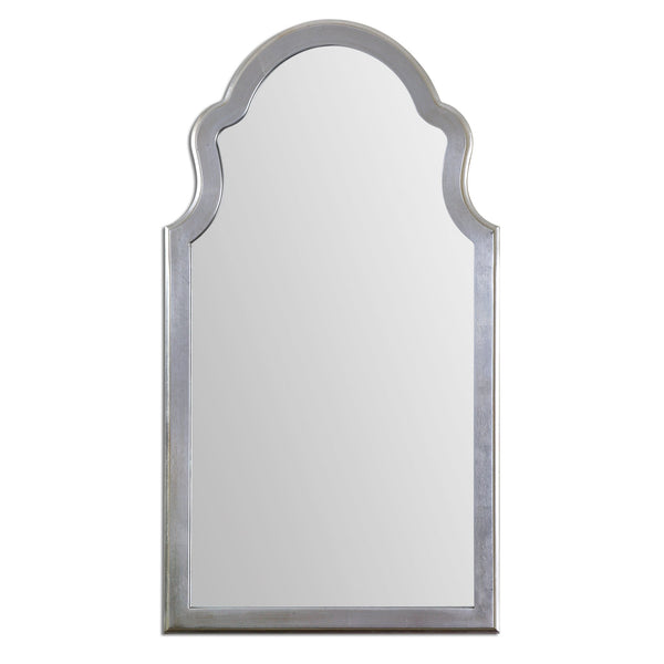 Uttermost Brayden Arched Silver Mirror 14479 - BathVault