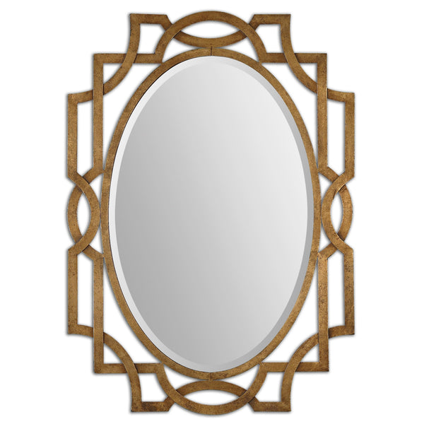 Uttermost Margutta Gold Oval Mirror 12869 - BathVault