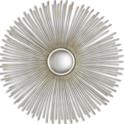 Uttermost Launa Round Silver Mirror 12888 - BathVault