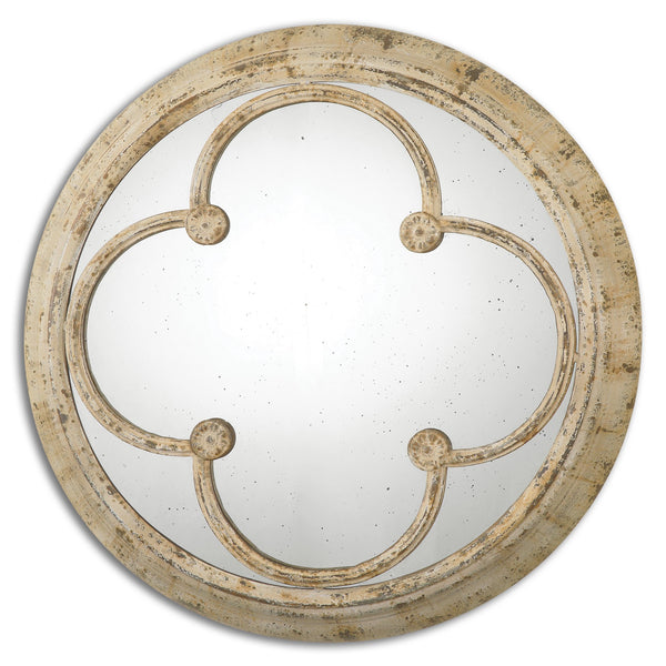 Uttermost Livianus Round Metal Mirror 13884 - BathVault