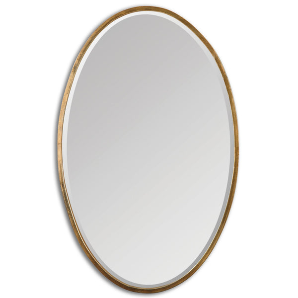 Uttermost Herleva Gold Oval Mirror 12894 - BathVault