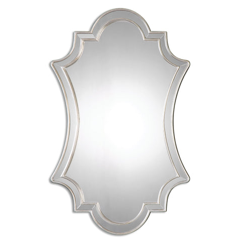 Uttermost Elara Antiqued Silver Wall Mirror 08134 - BathVault