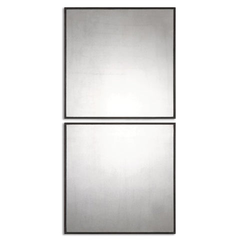 Uttermost Matty Antiqued Square Mirrors, S/2 13932 - BathVault