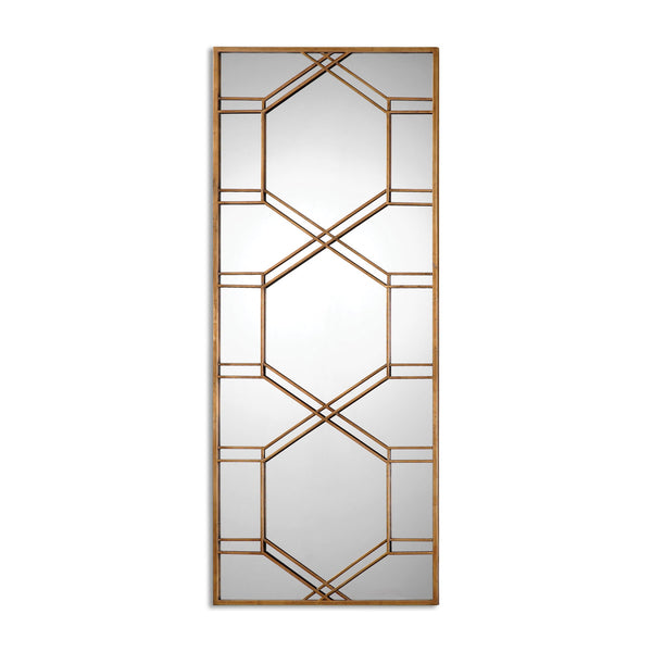 Uttermost Kennis Gold Leaf Leaner Mirror 13922 - BathVault