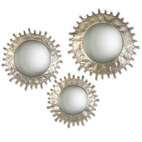 Uttermost Rain Splash Round Mirrors, S/3 12903 - BathVault