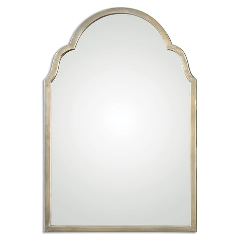 Uttermost Brayden Petite Silver Arch Mirror 12906 - BathVault