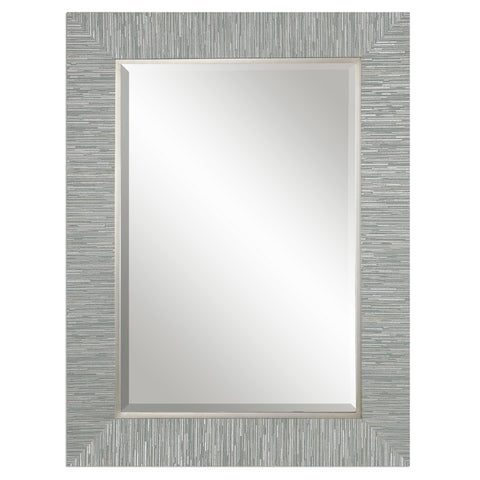 Uttermost Belaya Gray Wood Mirror 14551 - BathVault