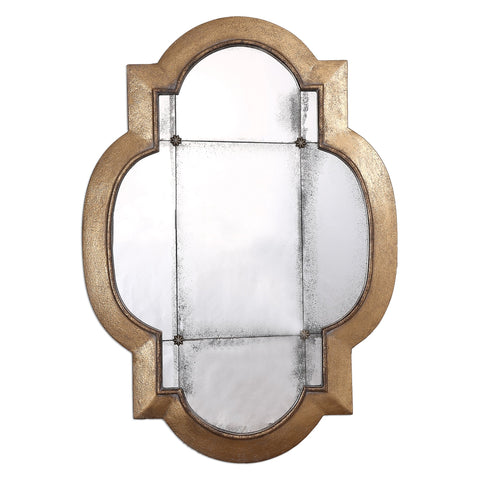 Uttermost Andorra Gold Leaf Mirror 12931 - BathVault