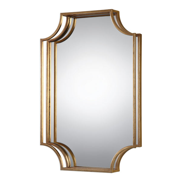 Uttermost Lindee Gold Wall Mirror 09123 - BathVault