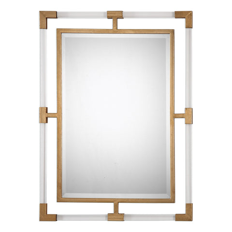 Uttermost Balkan Modern Gold Wall Mirror 09124 - BathVault