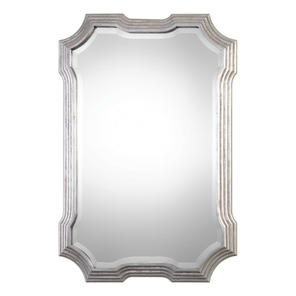 Uttermost Halima Silver Step Mirror 09178 - BathVault