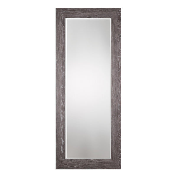 Uttermost Beresford Oversized Charcoal Wood Mirror 09167 - BathVault