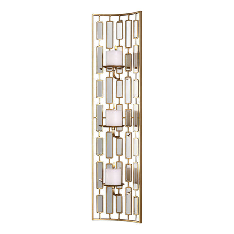 Uttermost Loire Mirrored Wall Sconce 04045 - BathVault