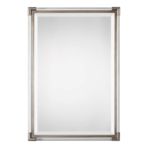 Uttermost Mackai Metallic Silver Mirror 09199 - BathVault