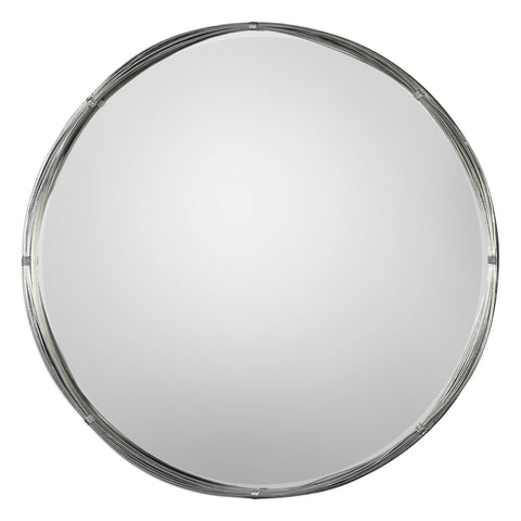 Uttermost Ohmer Round Metal Coils Mirror 09225 - BathVault