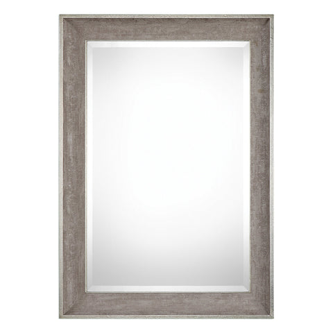 Uttermost Corrado Textured Gray Mirror 09257 - BathVault