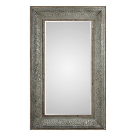 Uttermost Bianca Aged Gray Mirror 09255 - BathVault