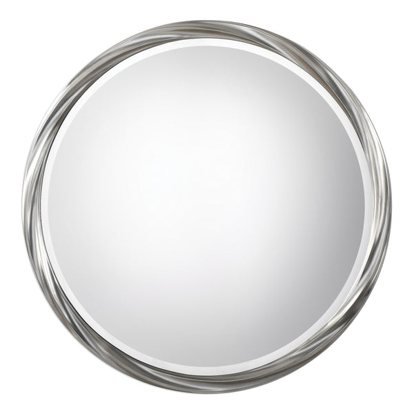 Uttermost Orion Silver Round Mirror 09278 - BathVault