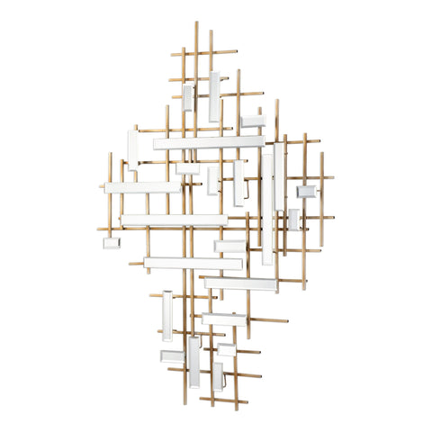 Uttermost Apollo Gold & Mirrored Wall Art 04128 - BathVault