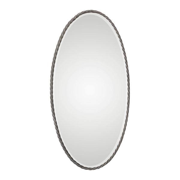 Uttermost Kateel Twisted Iron Oval Mirror 09315 - BathVault