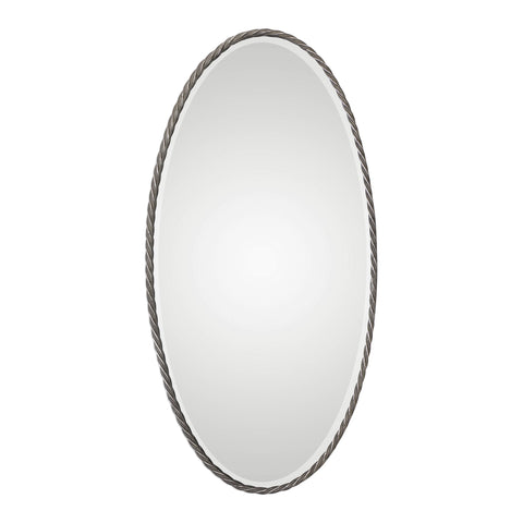 Uttermost Kateel Twisted Iron Oval Mirror 09315 - BathVault