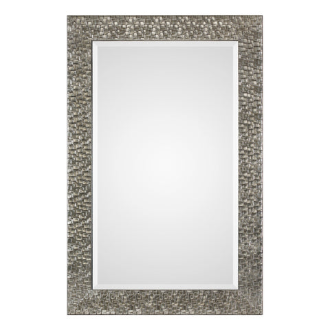 Uttermost Kanuti Metallic Gray Mirror 09380 - BathVault