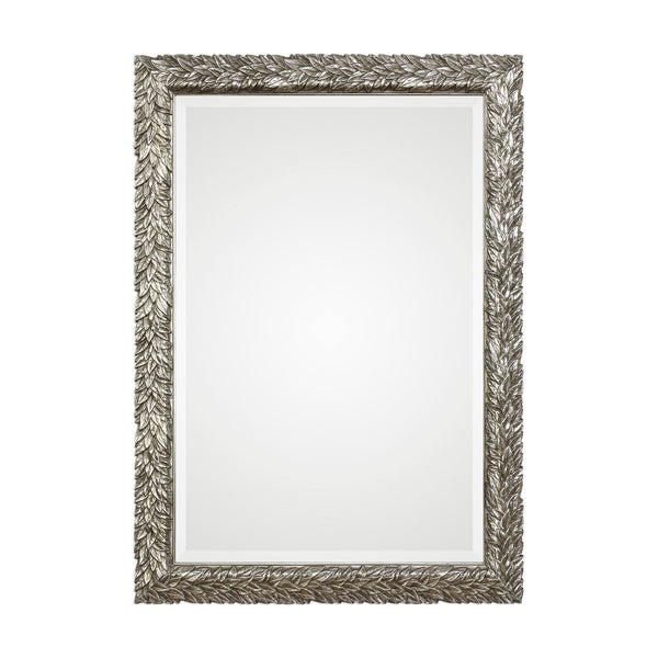 Uttermost Evelina Silver Leaves Mirror 09359 - BathVault