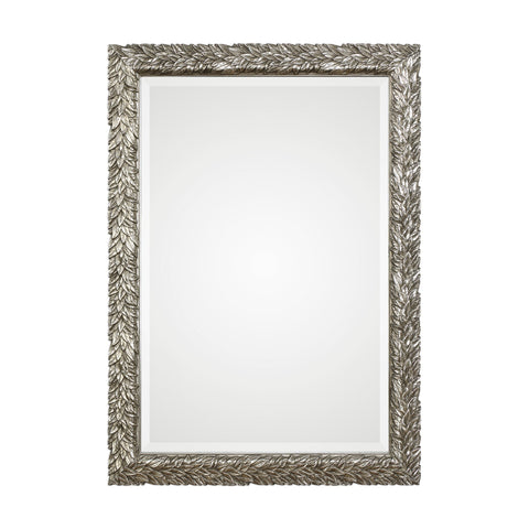 Uttermost Evelina Silver Leaves Mirror 09359 - BathVault