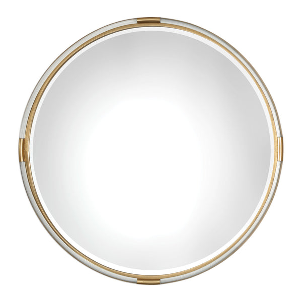 Uttermost Mackai Round Gold Mirror 09333 - BathVault
