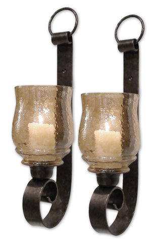 Uttermost Joselyn Small Wall Sconces, Set/2 19311 - BathVault