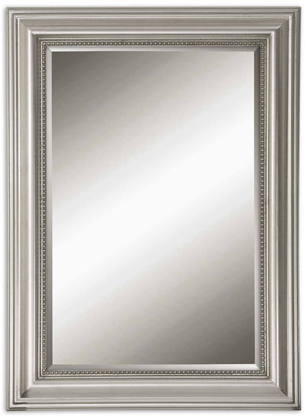 Uttermost Stuart Silver Beaded Mirror 12005 B - BathVault