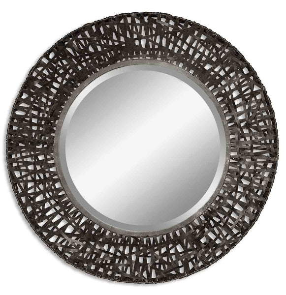 Uttermost Alita Woven Metal Mirror 11587 B - BathVault